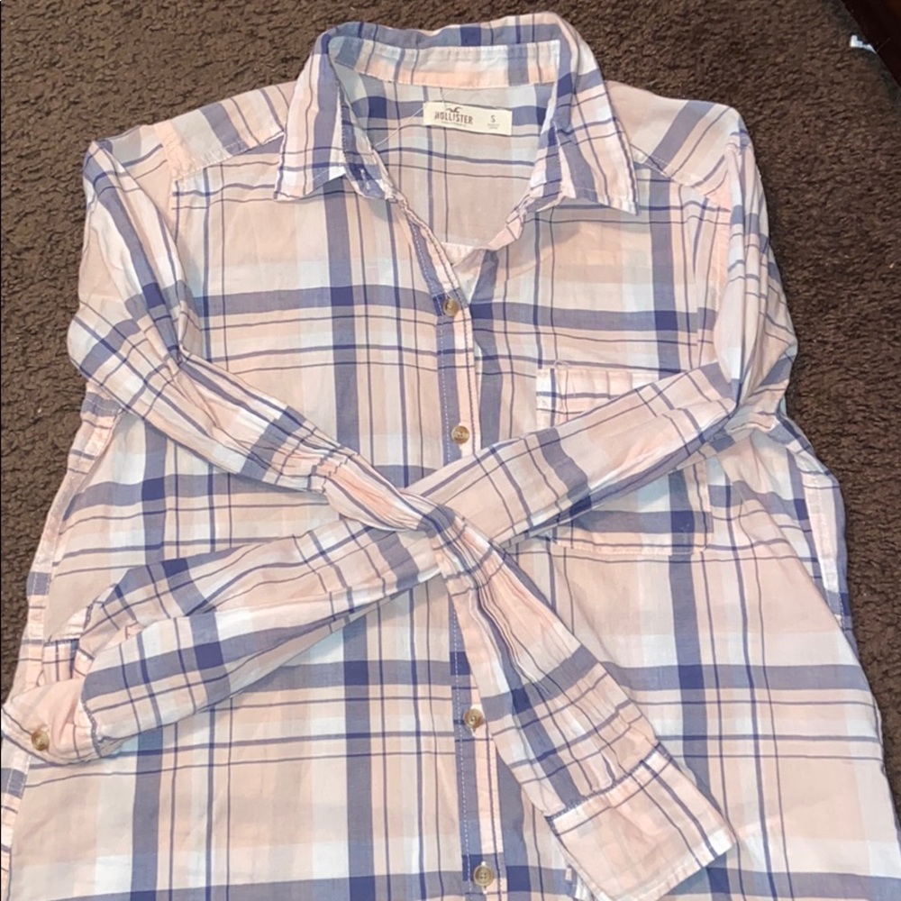 A pink flannel